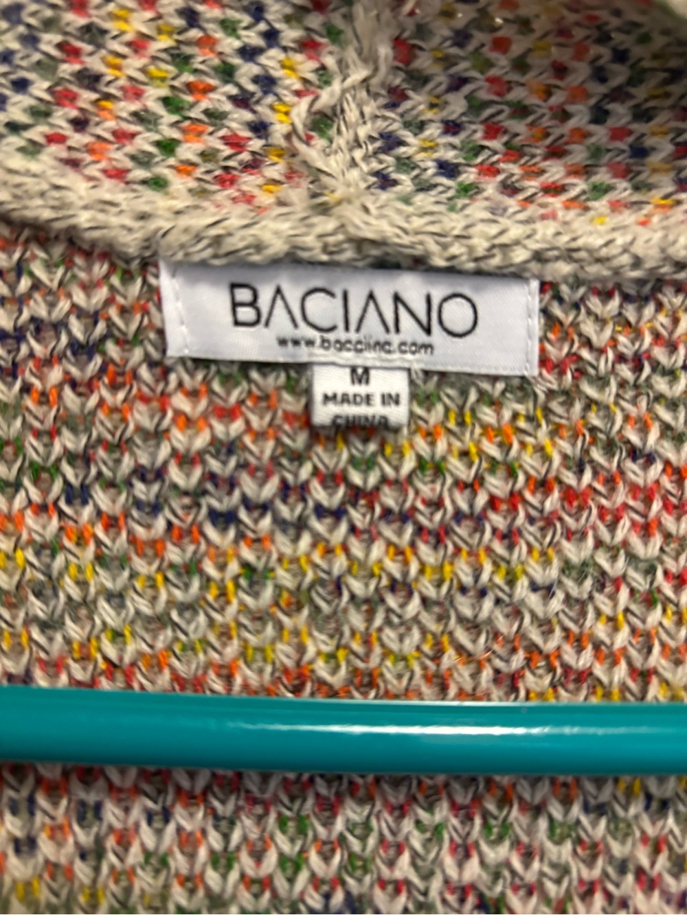 Vintage-Inspired Cream Open-Front Cardigan with Multicolor Fair Isle Accents - Picture 7 of 11